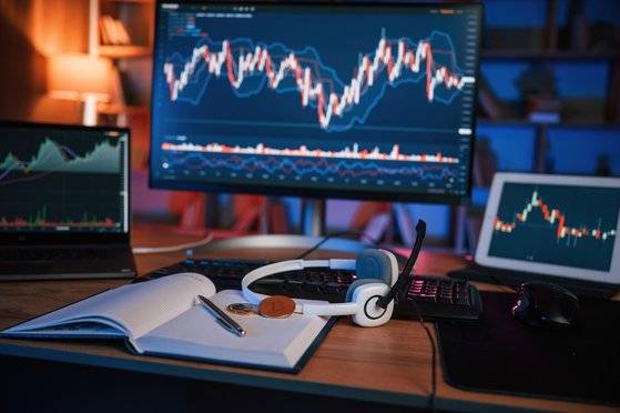 트레이더의 자리. envato