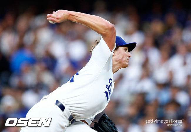 [사진] LA 다저스 타일러 글래스노우. ⓒGettyimages(무단전재 및 재배포 금지)