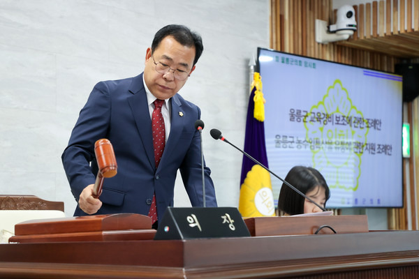 울릉군의회 이상식 의장(사진제공=울릉군의회)