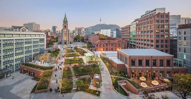 명동대성당 전경 [조학문 신부·천주교 서울대교구 제공. 재판매 및 DB 금지]
