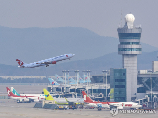 인천 국제공항의 모습. 연합뉴스