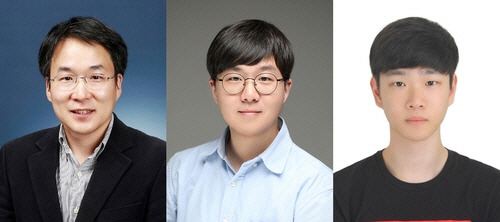 ▲ 왼쪽부터 KAIST 한동수 교수, 임휘준 박사, 예준철 박사과정생. KAIST 제공