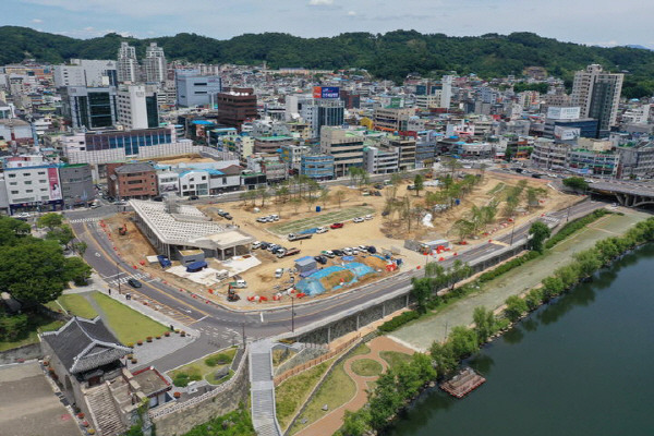 진주대첩 역사공원 전경. 진주시 제공