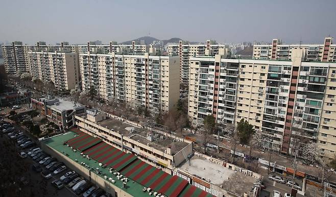 서울 강남구 압구정 현대아파트 전경. 매경DB