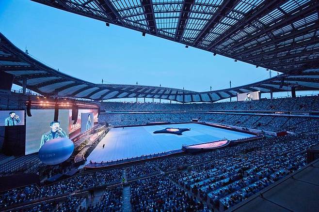 [서울=뉴시스] 임영웅 서울월드컵경기장 콘서트 현장. (사진 = 물고기뮤직 제공) 2024.09.19. photo@newsis.com *재판매 및 DB 금지