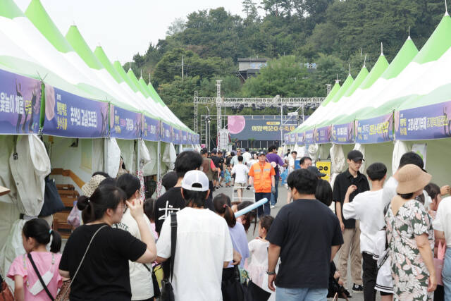 지난해 개최된 의왕백운호수축제 모습. 의왕시 제공