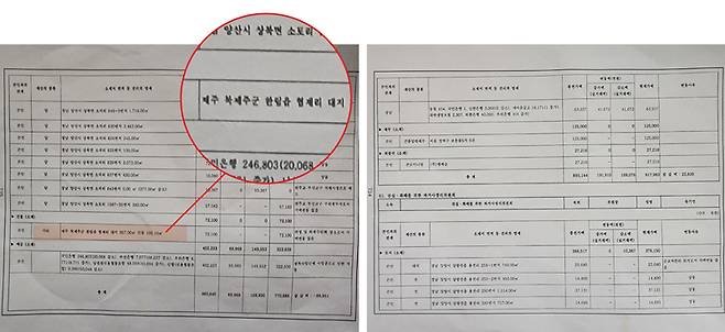 2007년 송기인 신부의 과거사정리위원장 시절 송 신부가 공개한 재산내역을 담은 정부 관보. 밀양·양산에 전답, 제주에 주택을 보유한 것으로 기록돼 있다. ⓒ강찬호 제공