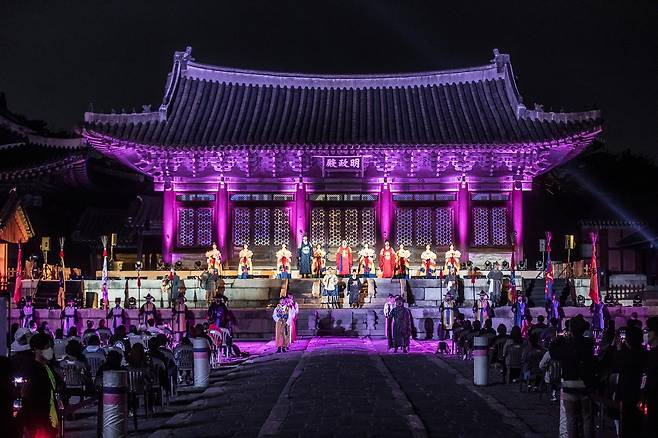 고궁 뮤지컬 '복사꽃, 생각하니 슬프다' [궁중문화축전 누리집 제공. 재판매 및 DB 금지]