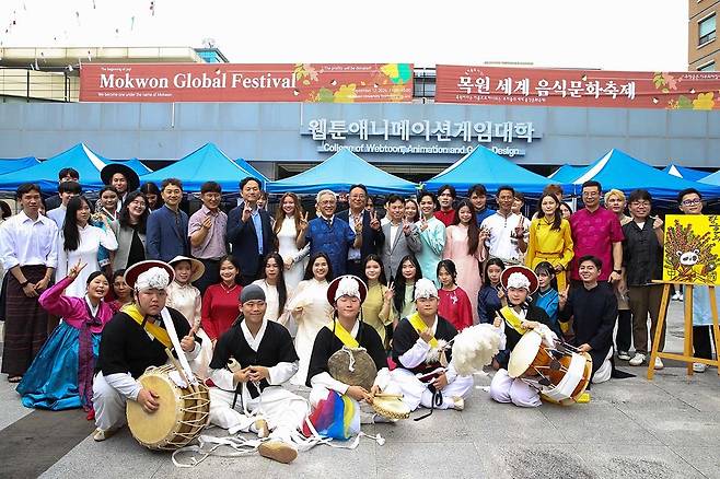 목원 외국인 유학생 '세계음식 문화축제' [목원대 제공. 재판매 및 DB 금지]