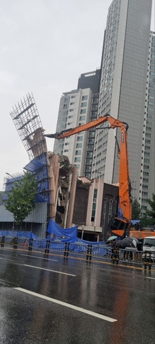 광명 교회건물 철거현장 [독자 제공. 재판매 및 DB 금지]