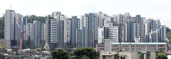 서울 동작구 흑석동의 한 아파트 단지 전경. [뉴시스]