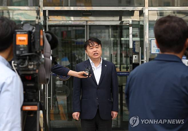 블랙리스트 작성 전공의 면담한 임현택 의협 회장 (서울=연합뉴스) 이지은 기자