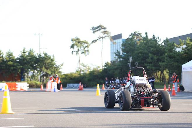 2023 대학생 자작자동차대회 Formula 부문 현장 사진.(사진=한국자동차공학회)