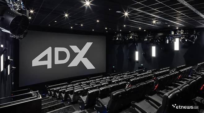 CGV 4DX 객석. (사진=CGV 제공)