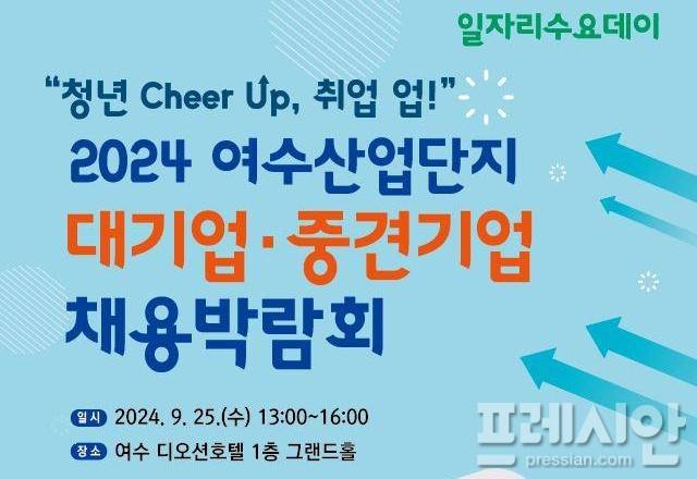 ▲여수산단 채용박람회 홍보물ⓒ여수고용노동지청