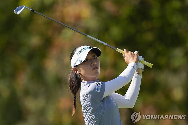 리디아 고의 경기 모습 [AP=연합뉴스]