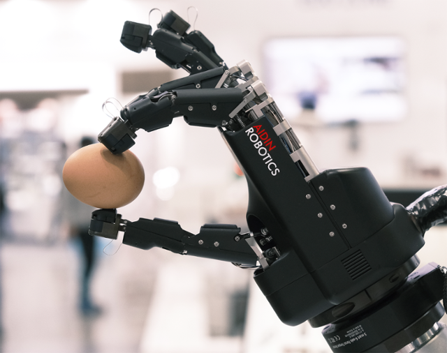 에이딘로보틱스에서 개발한 로봇 손. 에이딘로보틱스 제공