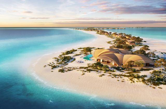 홍해의 보석 같은 섬에 자리 잡은 누주마 리츠칼튼 리저브. 사우디관광청 제공