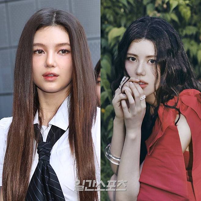 왼쪽부터 뉴진스 다니엘, 올리비아 마쉬. (사진=IS포토, 엠플리파이 제공)