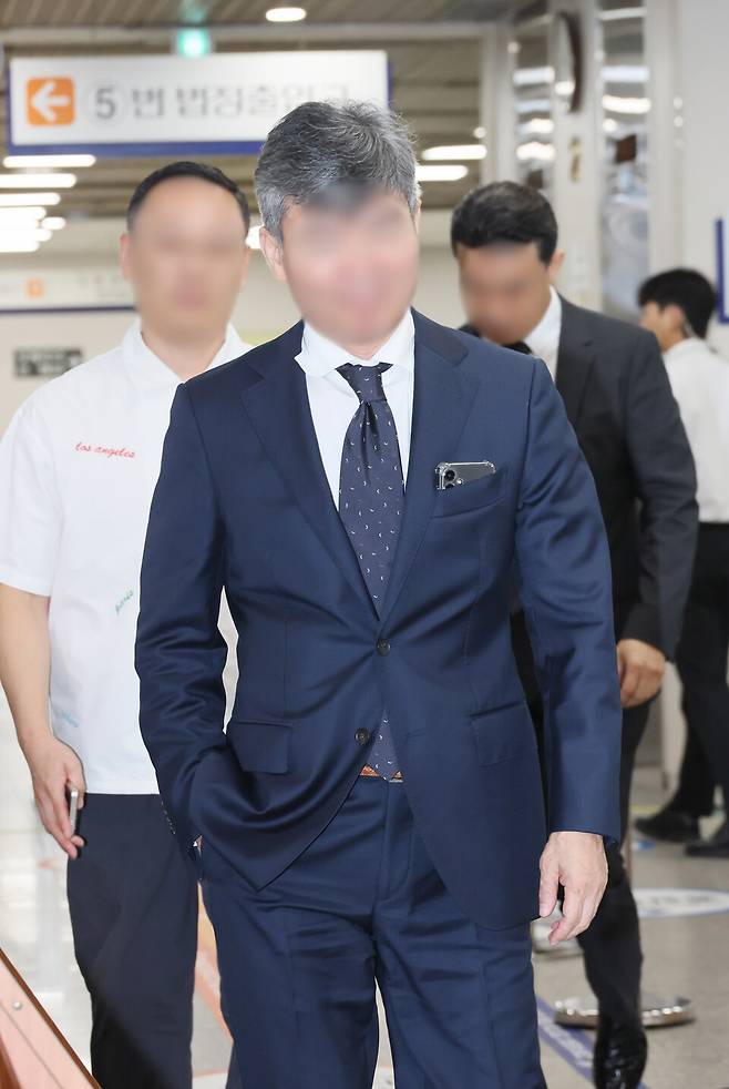 이종호 전 블랙펄인베스트 대표가 9월12일 서울 서초구 서울고등법원에서 열린 '도이치모터스 주가조작 의혹' 2심 선고 공판에 출석하고 있다. ⓒ 연합뉴스