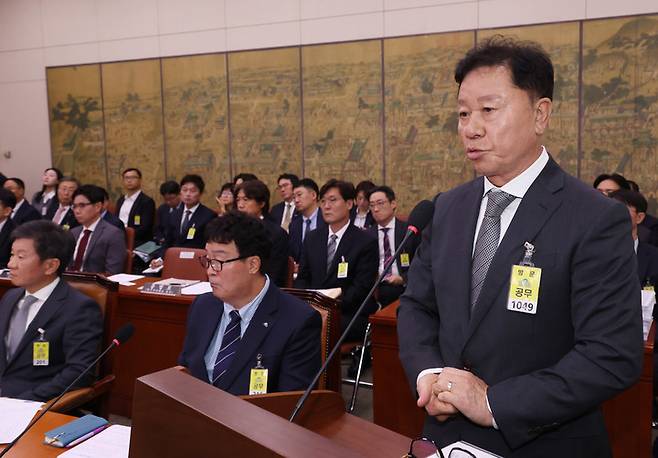 정해성 대한축구협회 전 전력강화위원장이 진술한다