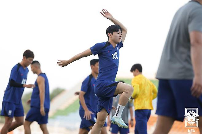 양민혁(대한민국 남자 축구대표팀). 대한축구협회 제공