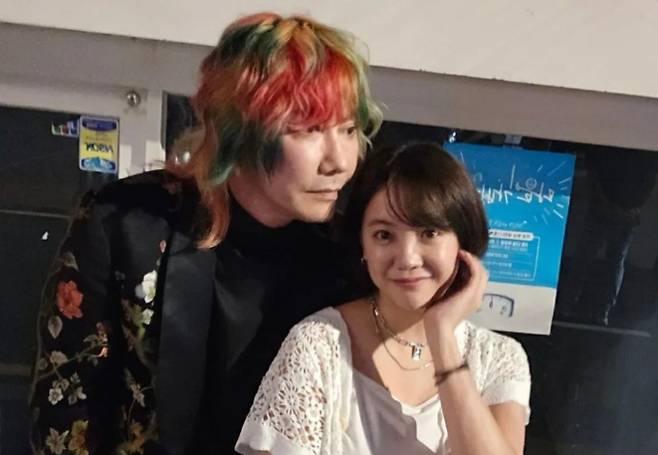 배우 고은아와 가수 김장훈의 열애설이 재점화됐다. /사진=고은아 인스타그램