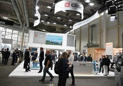 CRRC Showcases its Latest Wind Power Solutions at WindEnergy Hamburg 2024. (PRNewsfoto/CRRC Corporation Limited)