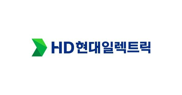 HD현대일렉트릭 로고.