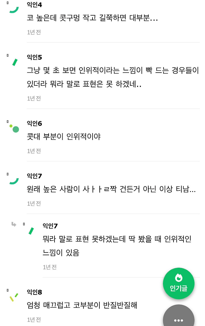 image.png 누가봐도 코성형 티나는 사람 특징