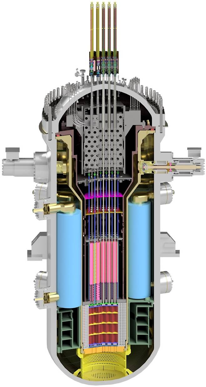 SMART100 원자로 형상.[한국원자력연구원 제공]