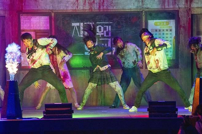 넷플릭스 인기 드라마 '지금 우리 학교는'을 원작으로 한 라 이브 공연 '지금 우리 학교는 LIVE'.