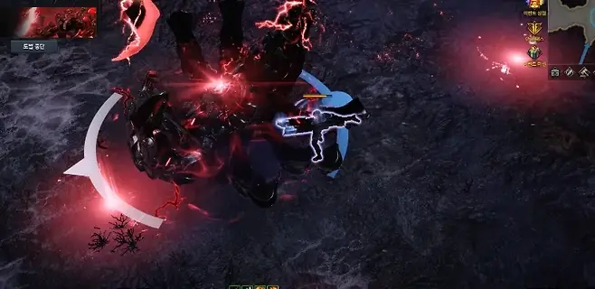 ▲ 백>외곽 2회 잡기를 모여서 피하면 되는데