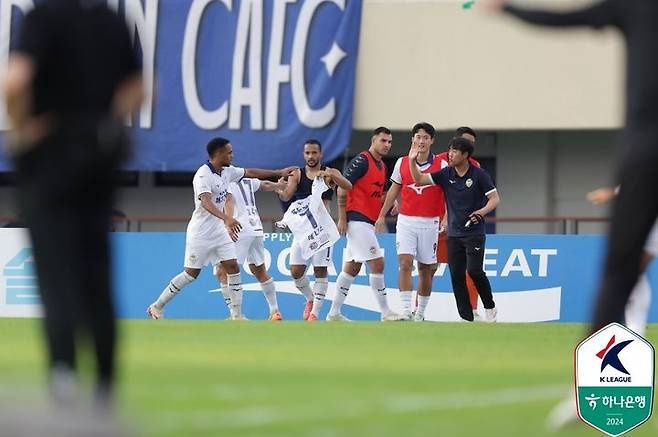 [서울=뉴시스] 프로축구 K리그2 충남아산의 데니손. (사진=한국프로축구연맹 제공) *재판매 및 DB 금지