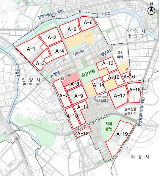 평촌 신도시 공모 접수결과./국토부 제공