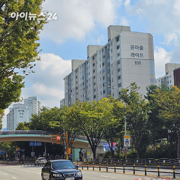 평촌 선도지구 공모 단지 꿈마을 라이프아파트 2024.09 [사진=이효정 기자 ]