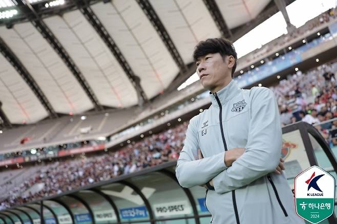 수원 FC 김은중 감독. 사진=한국프로축구연맹