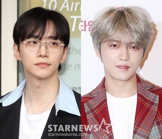 그룹 2PM 겸 배우 이준호, 가수 김재중 /사진=스타뉴스