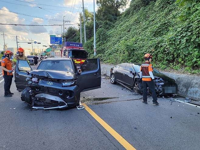 사고 현장 [김포소방서 제공. 재판매 및 DB 금지]