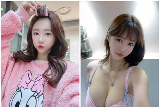 아프리카TV 유명 여성 BJ셀리. <BJ셀리 인스타그램>