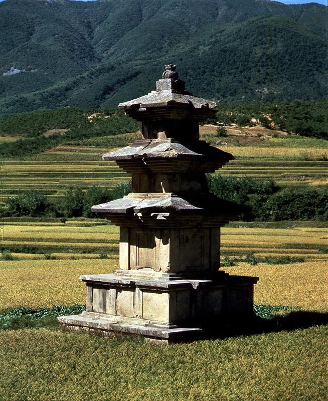 경주 고선사지 삼층석탑 옛 모습  [국가유산청 국가유산포털 제공. 재판매 및 DB 금지]