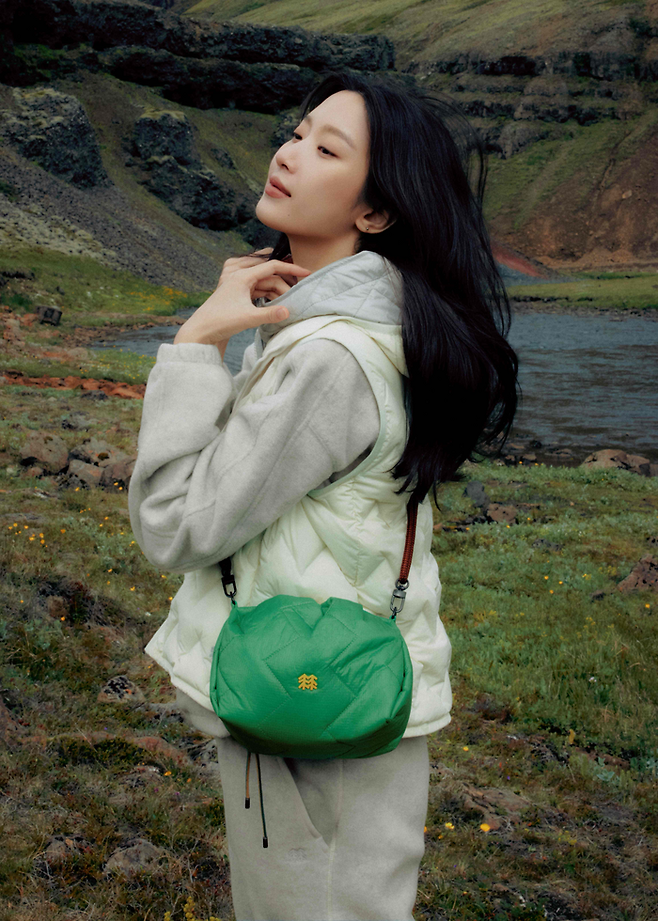 코오롱스포츠, 문가영과 함께한 ‘솟솟다운’ 캠페인 공개. 사진 | 코오롱FnC