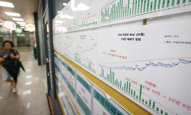 8월 아파트 가격 향방을 놓고 서로 다른 분석 결과가 나왔다.[사진=뉴시스]