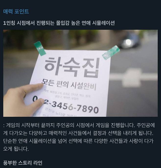 "하숙생이 전부 미녀입니다만?" 스팀 게임 소개