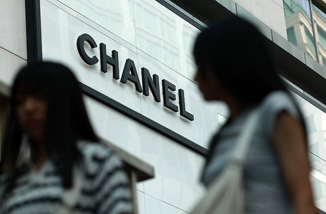 샤넬 매장 모습. 뉴시스