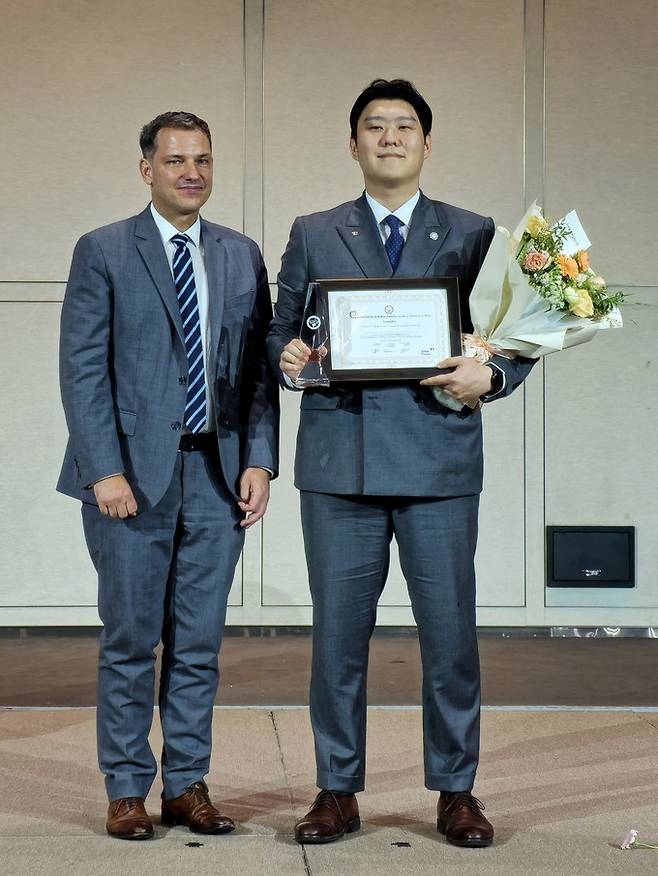 우승자 김민준 소믈리에. 최현태 기자