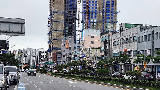 전남 영광군 영광읍 시가지 전경 ⓒ시사저널