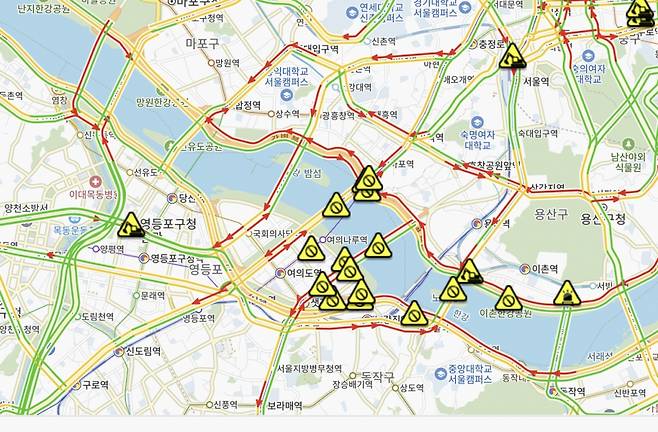 /사진=서울시 교통정보센터(TOPIS) 캡처