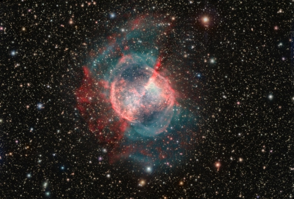 M27 아령성운. / 사진=Francesco Sferlazza, Franco Sgueglia