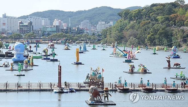 진주남강유등축제 [연합뉴스 자료사진]